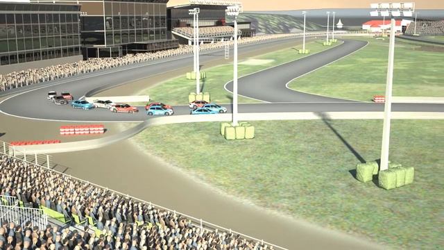 STCC car race on Solvalla. Car animation made using Craft Director Studio смотреть онлайн