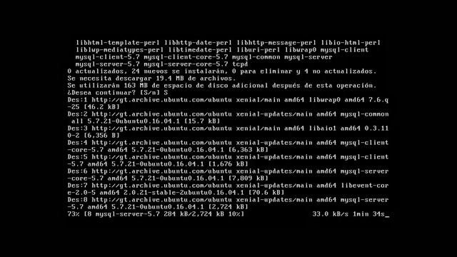 Instalación de paquetes apache, mysql y php en Ubuntu 16.04 (Server) смотреть онлайн