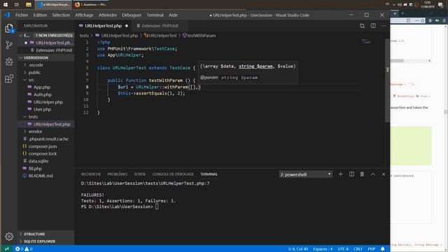 Apprendre le PHP : Chapitre 40, Exercice : Tester son code смотреть онлайн