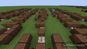 Гимн России на нотных блоках