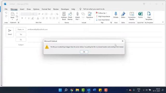 How to Send Large Files Using (Google Drive) in Outlook? смотреть онлайн