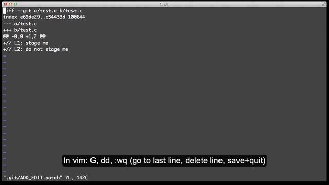 Speed Git: Partial Staging. Solution 2: git command line смотреть онлайн