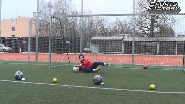 Goalkeeper Speed and Reaction training • Тренировка скорости и реакции для футбольных вратарей смотреть онлайн