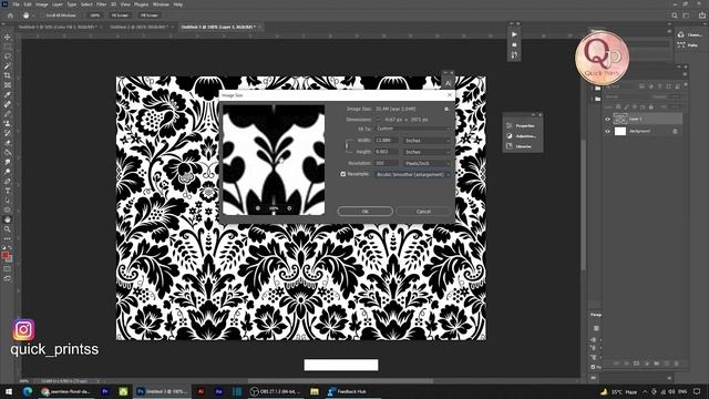 Brocade texture in Adobe Photoshop #printing #textile #printmaking #fashiondesigning #artworks смотреть онлайн