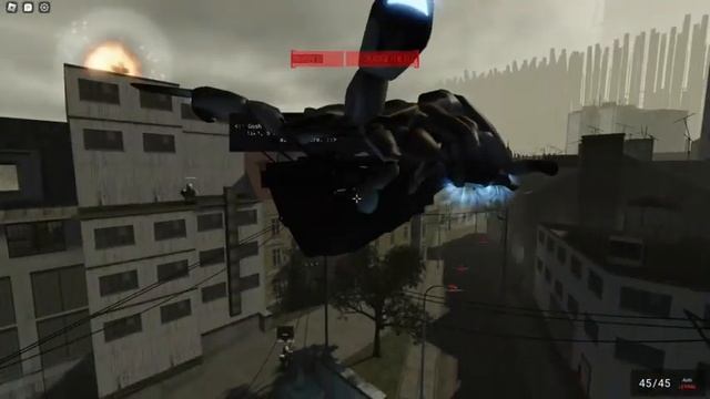 MADNESS ON ROOFTOPS! Flying in a Dropship! | City-17 Roblox! смотреть онлайн