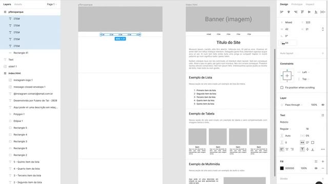 Prototipagem de sites com Figma (parte1) смотреть онлайн