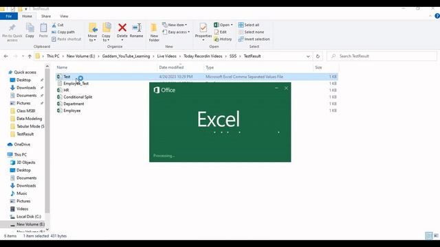18.How to use Flat file/CSV Files and Excel File as Destination in SSIS || Telugu смотреть онлайн