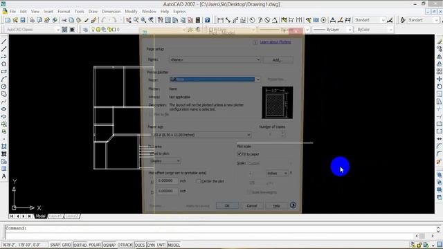 Autocad 2007 Bangla tutorial 2d Floor plane part 1 Cumilla Polytechnic Institute. смотреть онлайн