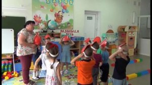 Фрагмент занятия в старшей группе по легоконструированию