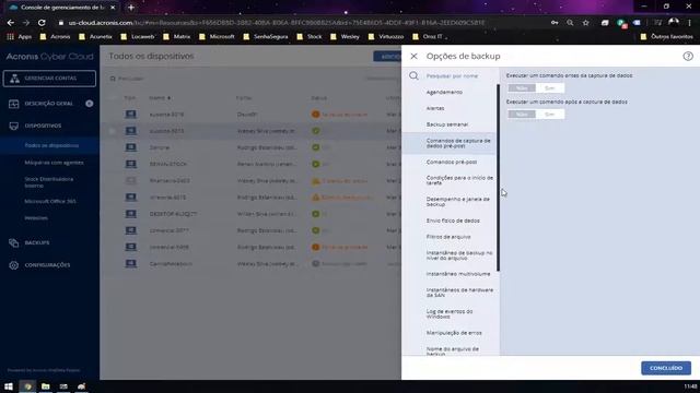 Acronis Cyber Cloud 8.0 - Console de Backups - Planos, Antimalware e Gerenciamento de Software смотреть онлайн
