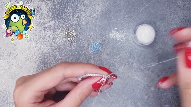 Серьги-кольца из бисера (техника кирпичный стежок) смотреть онлайн