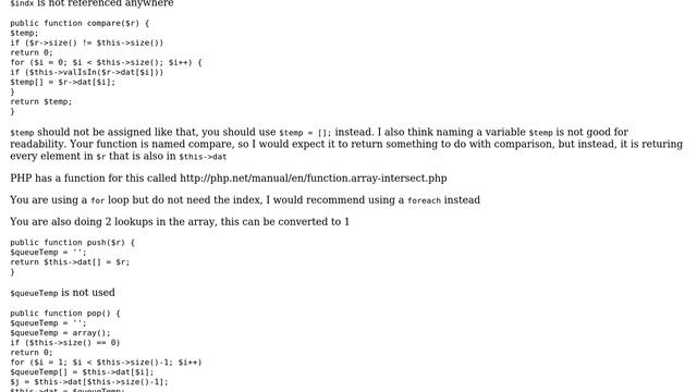 Code Review: PHP port of Java collections (2 Solutions!!) смотреть онлайн