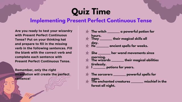PRESENT PERFECT CONTINUOUS TENSE |ENGLISH GRAMMAR |TENSES смотреть онлайн
