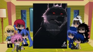 Fairy tail react to Death.Gacha react to Wolf Death(Puss in Boots)