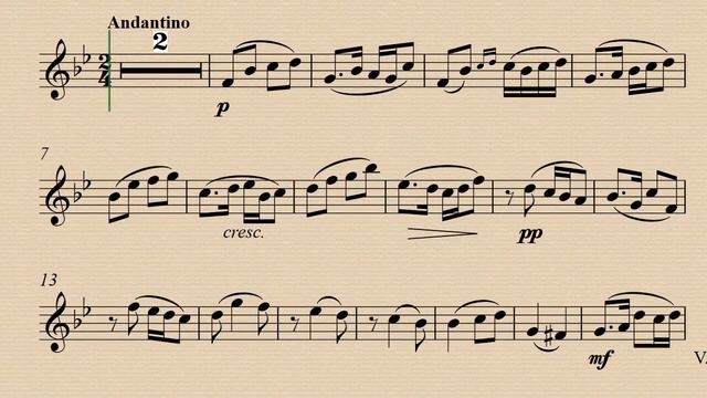 3. Chanson - 11 Pieces Op. 35 - Reinhold Glière - Demo and Backing Track. смотреть онлайн