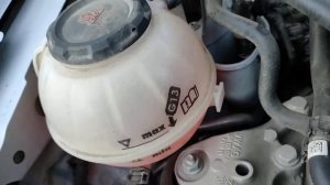 Vw polo 1.4 czca engine cooling system work  работа системы охлаждения