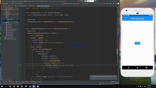 14. Alert dialog in flutter. flutter bangla tutorial. #flutter #alert, flutter dev смотреть онлайн