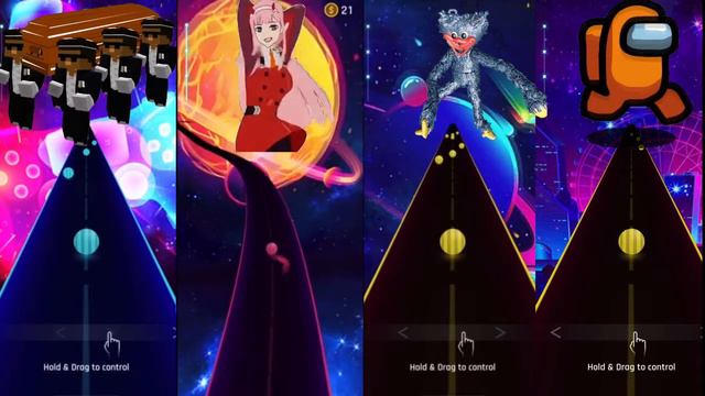 Dancing Road Coffin Dance Meme Song Huggy Wuggy Among us 2 Phut Hon смотреть онлайн