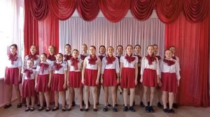 Хор "Созвучие", "Школа-это шумный наш дом",  СОШ №43