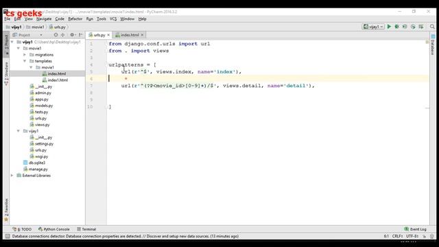 Django Tutorial 19 Removing Hardcoded URLs ( हिन्दी) смотреть онлайн
