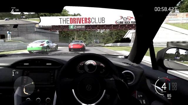 Forza 6 Demo - Career Race 1/3 - 2013 Toyota GT86 @ Lime Rock Park смотреть онлайн