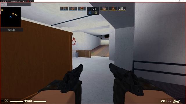 Counter Blox #1 ROBLOX. Первая игра. смотреть онлайн