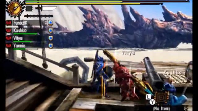Monster Hunter 4 Ultimate: Dah'ren Mohran Gathering Hall High Rank quest смотреть онлайн