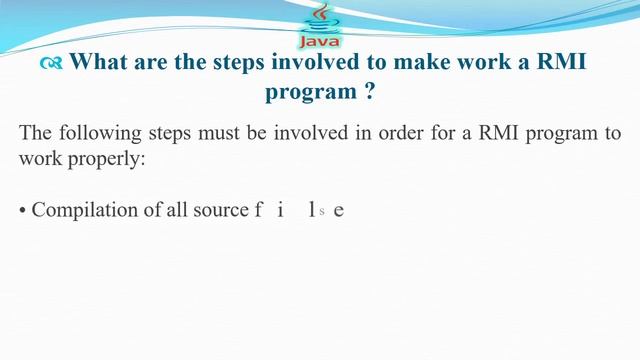 What are the steps involved to make work a RMI program | JAVA INTERVIEW QUESTIONS AND ANSWERS смотреть онлайн