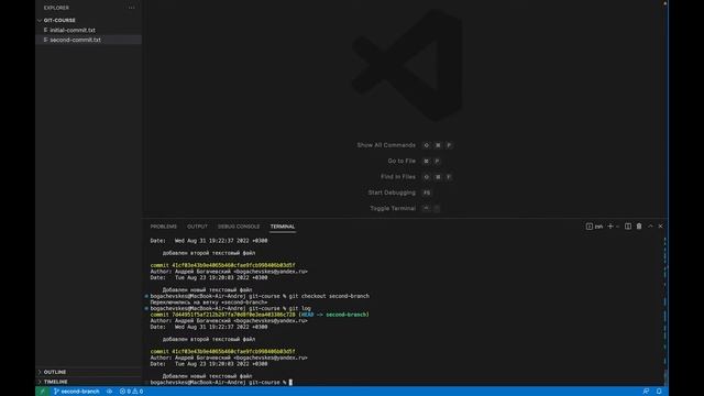 5.1 Git: HEAD - что такое смещенный указатель? смотреть онлайн