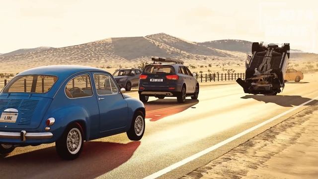 Realistic Highway Crashes #04 [BeamNG.Drive] смотреть онлайн
