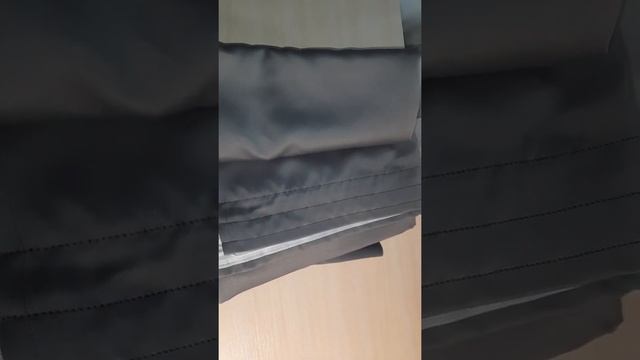 Шторы. Ткань для штор блекаут стальной или серый 8132v-15. смотреть онлайн