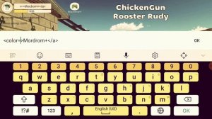 КАК СДЕЛАТЬ ЦВЕТНОЙ НИК В ЧИКЕН ГАН?/Mordrom+ Chicken gun