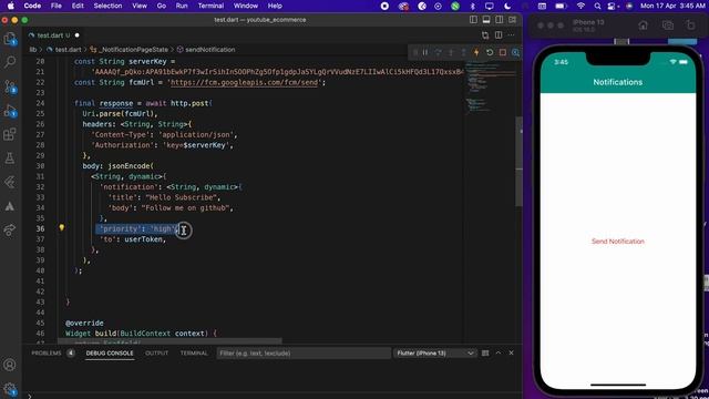 Firebase Flutter: Learn Notification in 2 Minutes or Less! смотреть онлайн