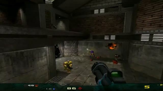 Игра Nexuiz в Calculate Linux смотреть онлайн