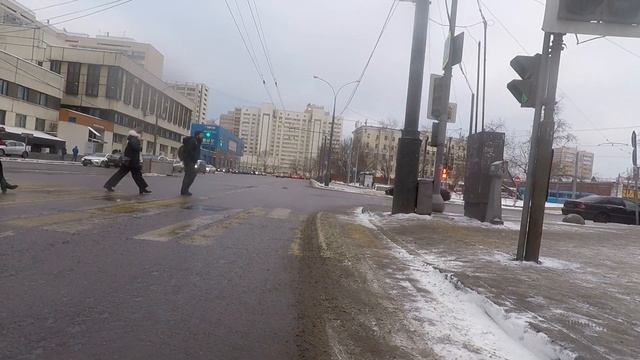 Велозаезд Москва в -10. Крымская набережная (Музеон, Дорога через ад). Снято на GoPro 5 смотреть онлайн