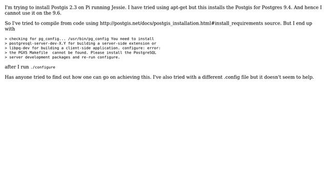 Raspberry Pi: Installing Postgis on Raspberry Pi to PostgreSql 9.6 смотреть онлайн
