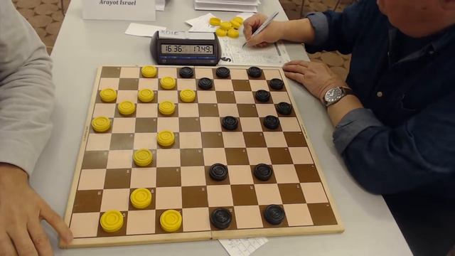 M. Shabshai - J. Shaus Arayot Israel - Terra Israel Draughts League 2023. Round 5. Board 1