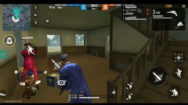 ДВЕ ОЧЕНЬ ТЯЖЁЛЫЕ ИГРЫ В СТЕНКЕ НА СТЕНКУ (FREE FIRE) #2 смотреть онлайн