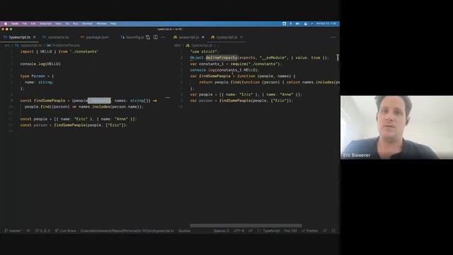 Tech Talk with Eric Biewener: Intro to TypeScript смотреть онлайн
