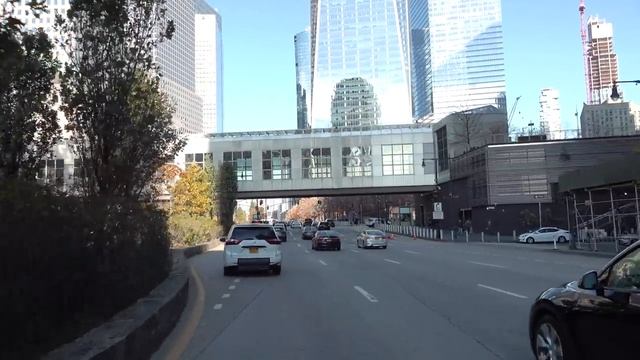 Нижний Манхэттен - Нью-Йорк / Lower Manhattan Drive - Driving Downtown - New York City смотреть онлайн