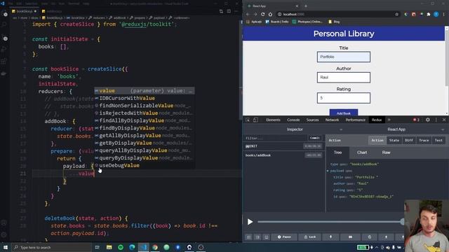Prepare the payload | Redux Toolkit Introduction | React смотреть онлайн