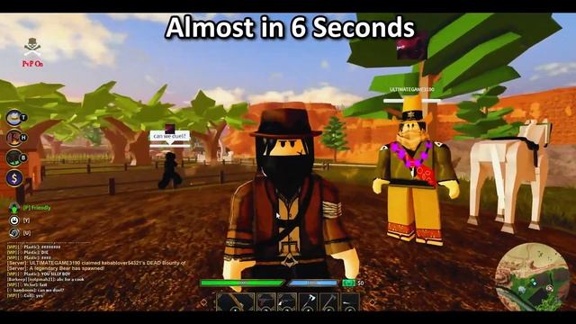How to Break free out of a lasso in 6 Seconds or less... -(Roblox Wild West life Hacks) смотреть онлайн