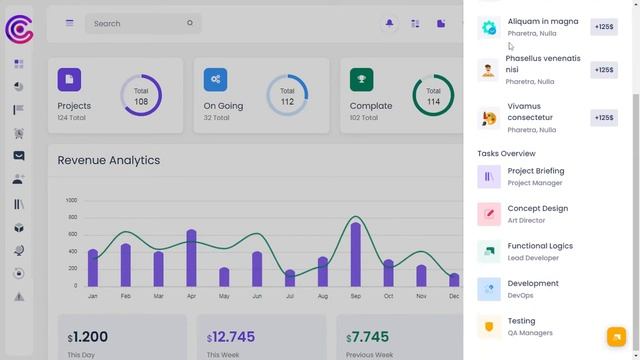CRM Dashboard Bootstrap 5 Admin Template with LTR Light Theme смотреть онлайн