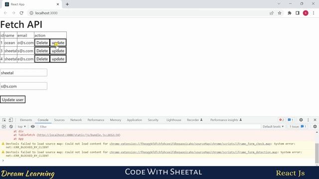 Pre-filling form Data for Update API- 1 in React in hindi|Vite React and Create React App| React #3 смотреть онлайн
