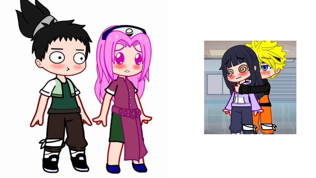 Past Naruto friends react to Naruto X Hinata || Gacha Club смотреть онлайн