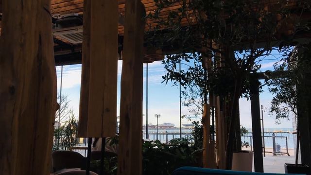 г.Анапа прогулка по набережной города/Зашли в ресторан с видом на море смотреть онлайн