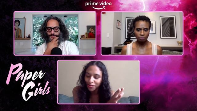 Paper Girls' Jason Mantzoukas & Adina Porter Talk Villains & What Year They Would Travel To смотреть онлайн