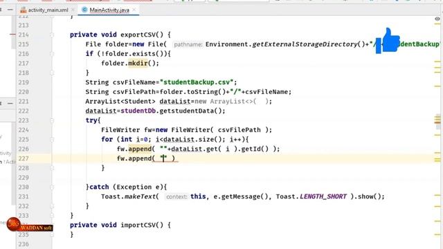 SQLite Course Tutorial 9: Backup and Restore SQLite database in android studio (waddan soft) смотреть онлайн