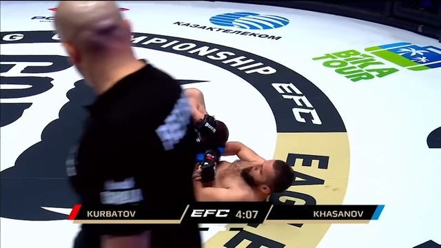 EFC 33  ДАДАХОН ХАСАНОВ VS АНДРЕЙ КУРБАТОВ  ПОЛНЫЙ БОЙ