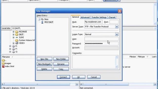 Подешавање FileZilla FTP клијента смотреть онлайн